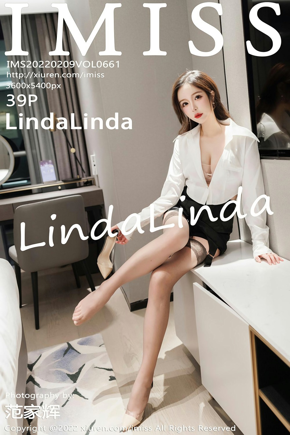 [IMISS爱蜜社] 2022.02.09 VOL.661 LindaLinda 黑色短裙 [39+1P]