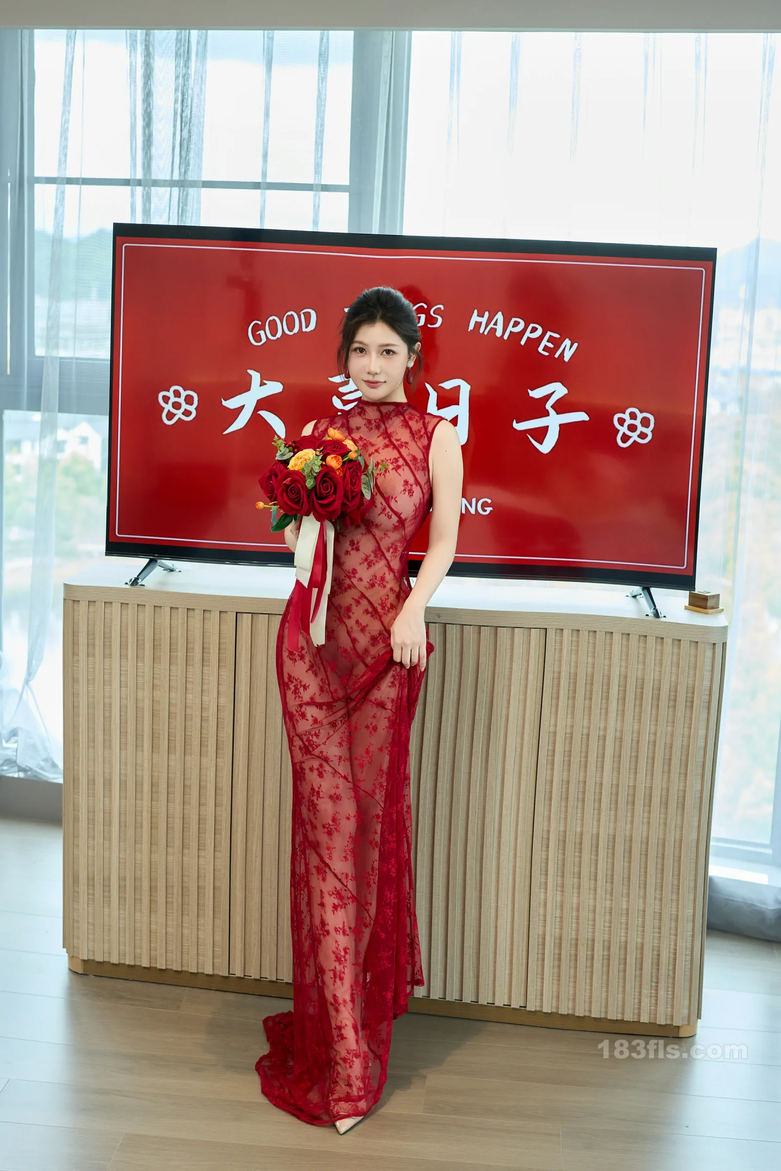 xiuren秀人网福利尹甜甜大尺度私拍写真出嫁-第3张图片-宅男套图吧