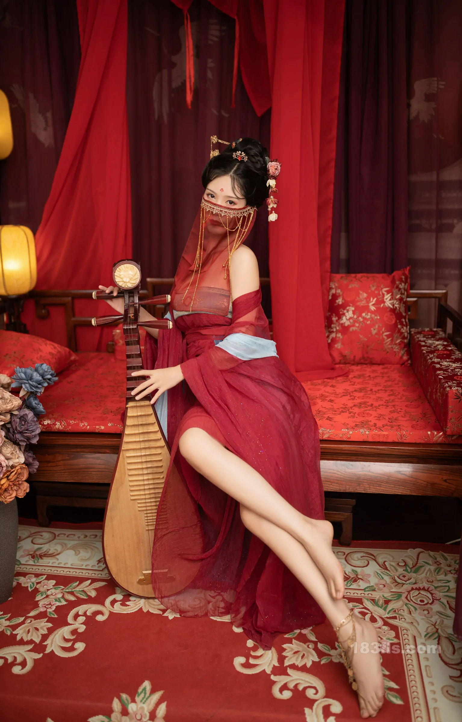 抖娘利世 新年特辑-花魁献曲-第5张图片-宅男套图吧