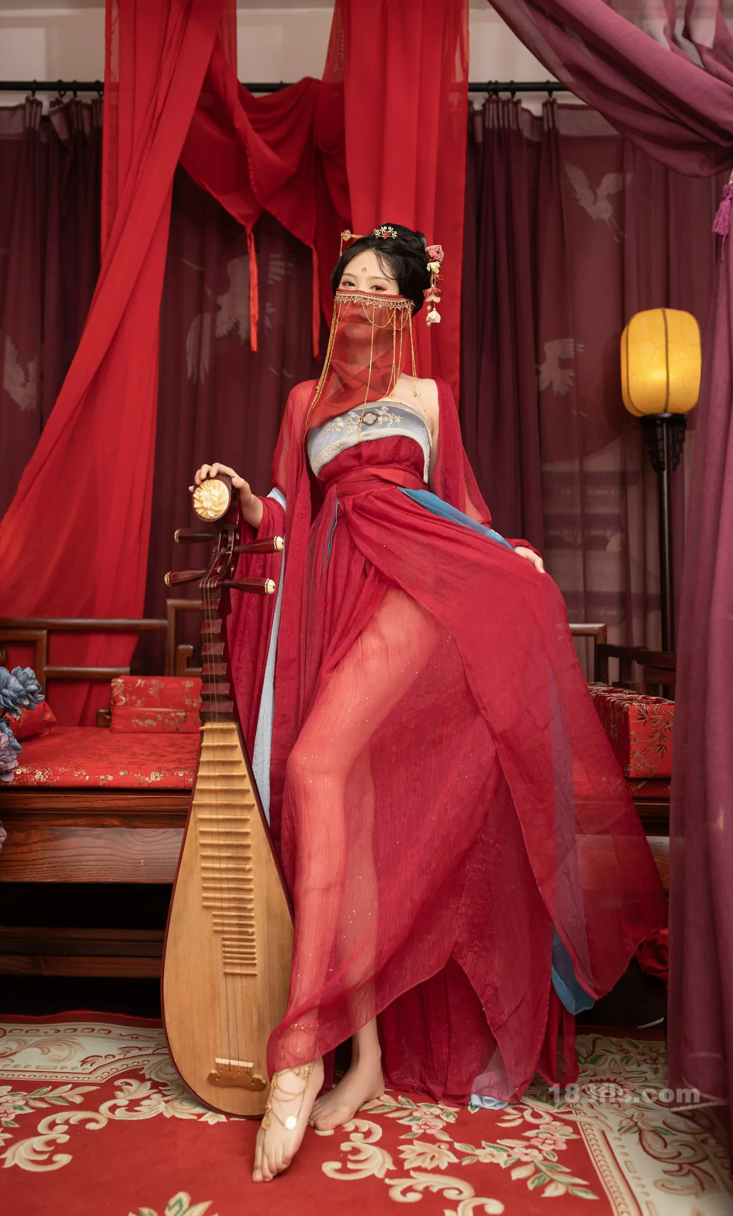 抖娘利世 新年特辑-花魁献曲-第6张图片-宅男套图吧