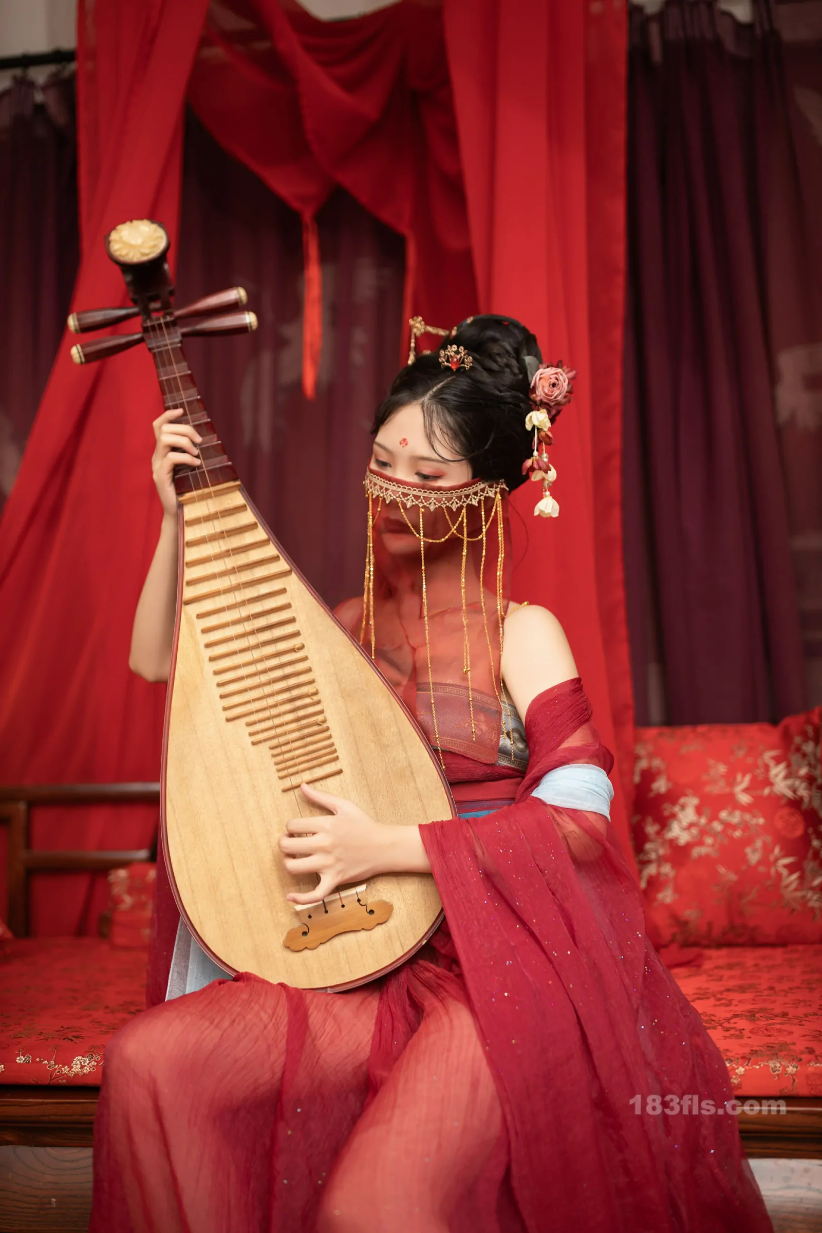 抖娘利世 新年特辑-花魁献曲-第4张图片-宅男套图吧