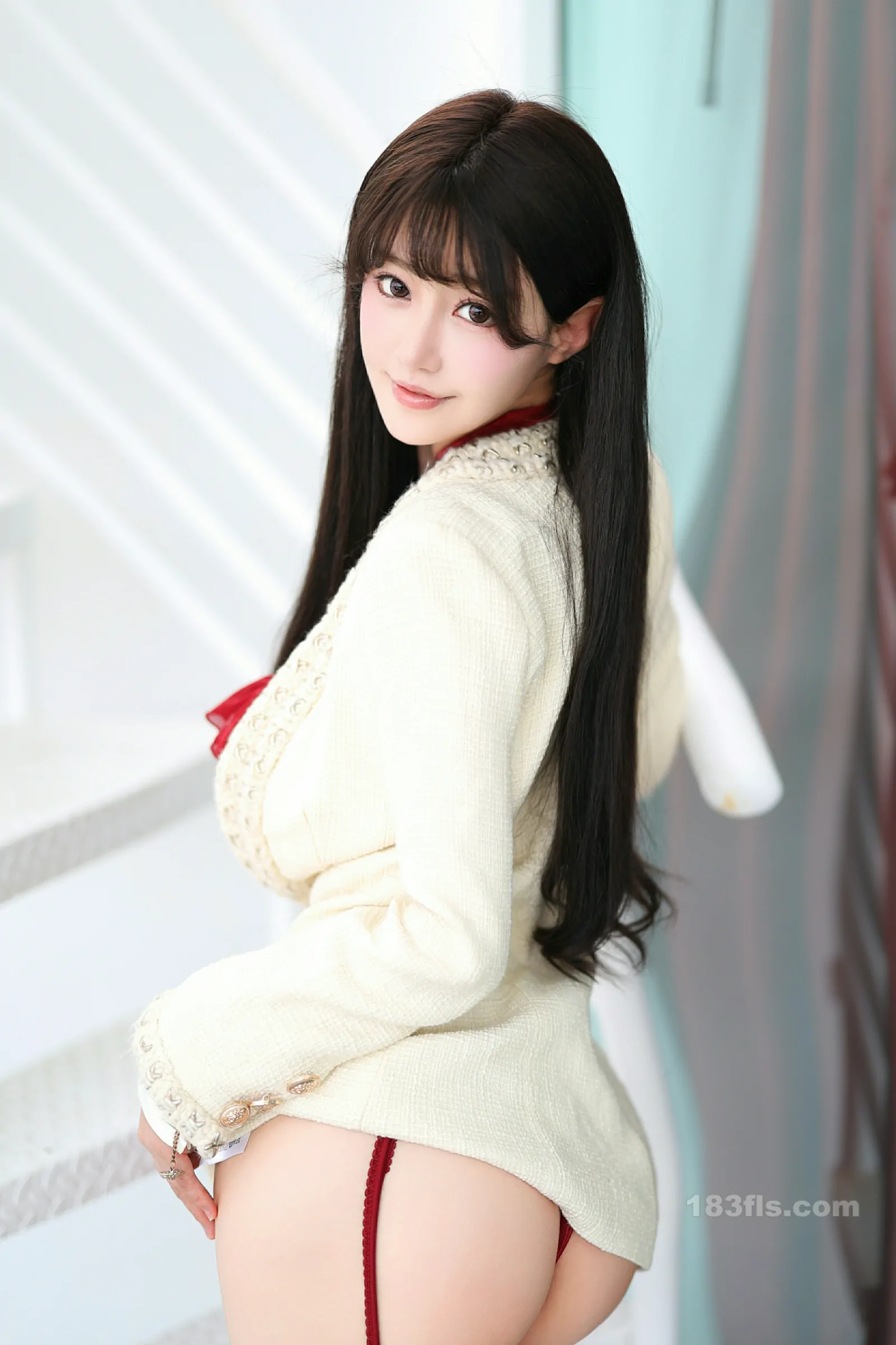 xiuren秀人网福利朱可儿Flora大尺度私拍写真红色情趣-第5张图片-宅男套图吧 xiuren秀人网福利朱可儿Flora大尺度私拍写真红色情趣-第5张图片-宅男套图吧