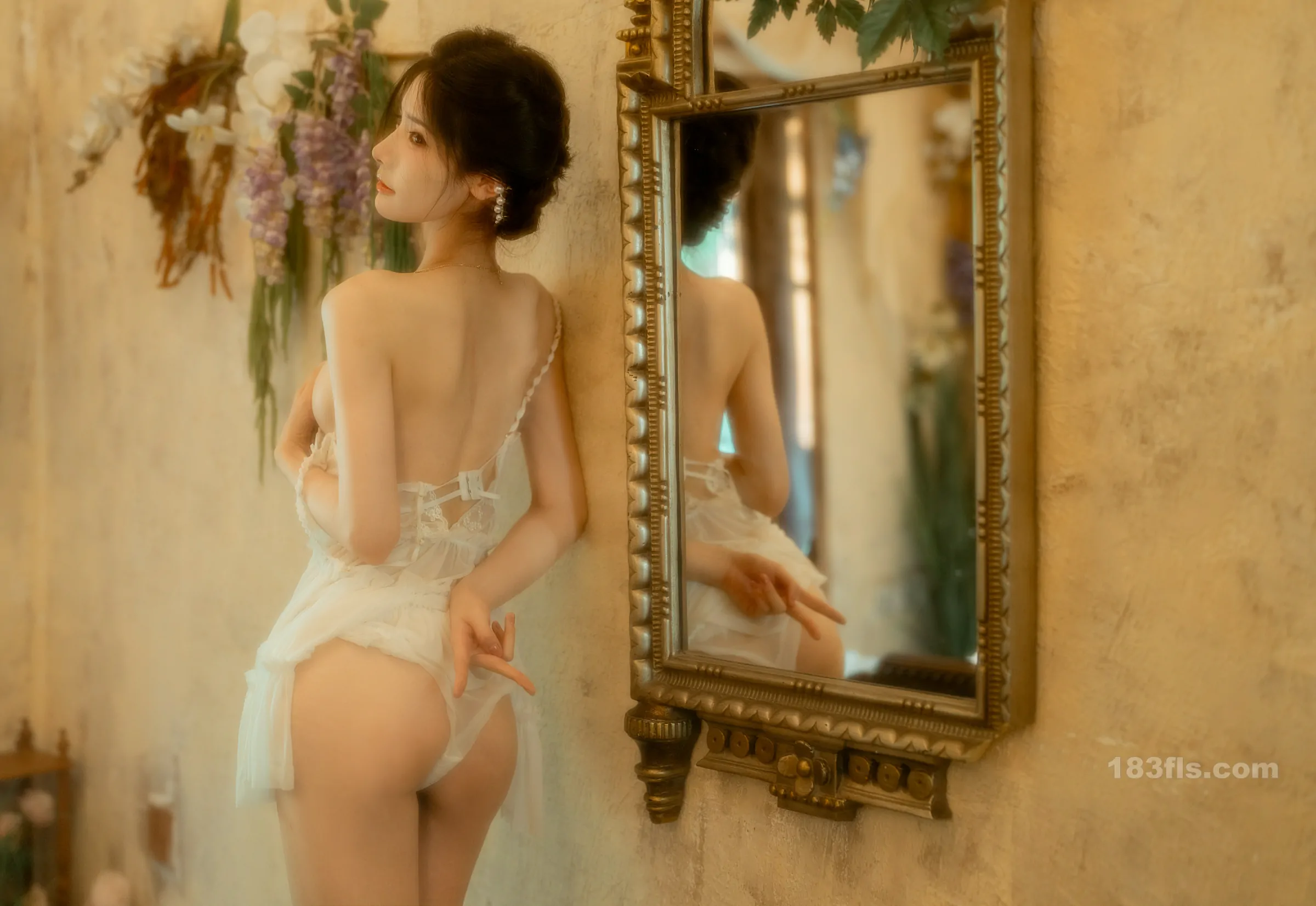 叫兽 10-12月 会员花絮 橙子小白裙-第5张图片-宅男套图吧