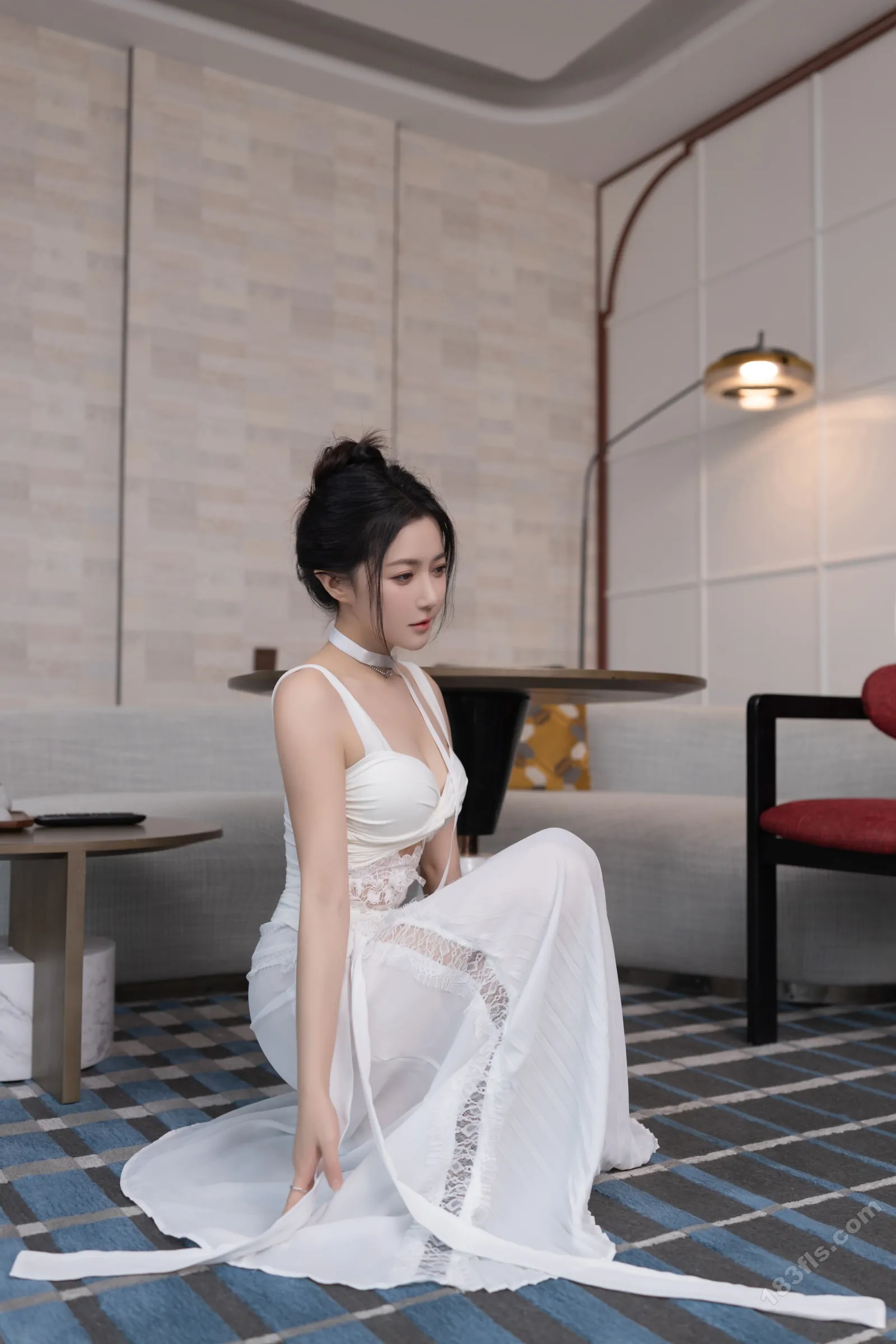 xiuren秀人网福利鱼子酱Fish大尺度私拍写真白裙-第6张图片-宅男套图吧 xiuren秀人网福利鱼子酱Fish大尺度私拍写真白裙-第6张图片-宅男套图吧