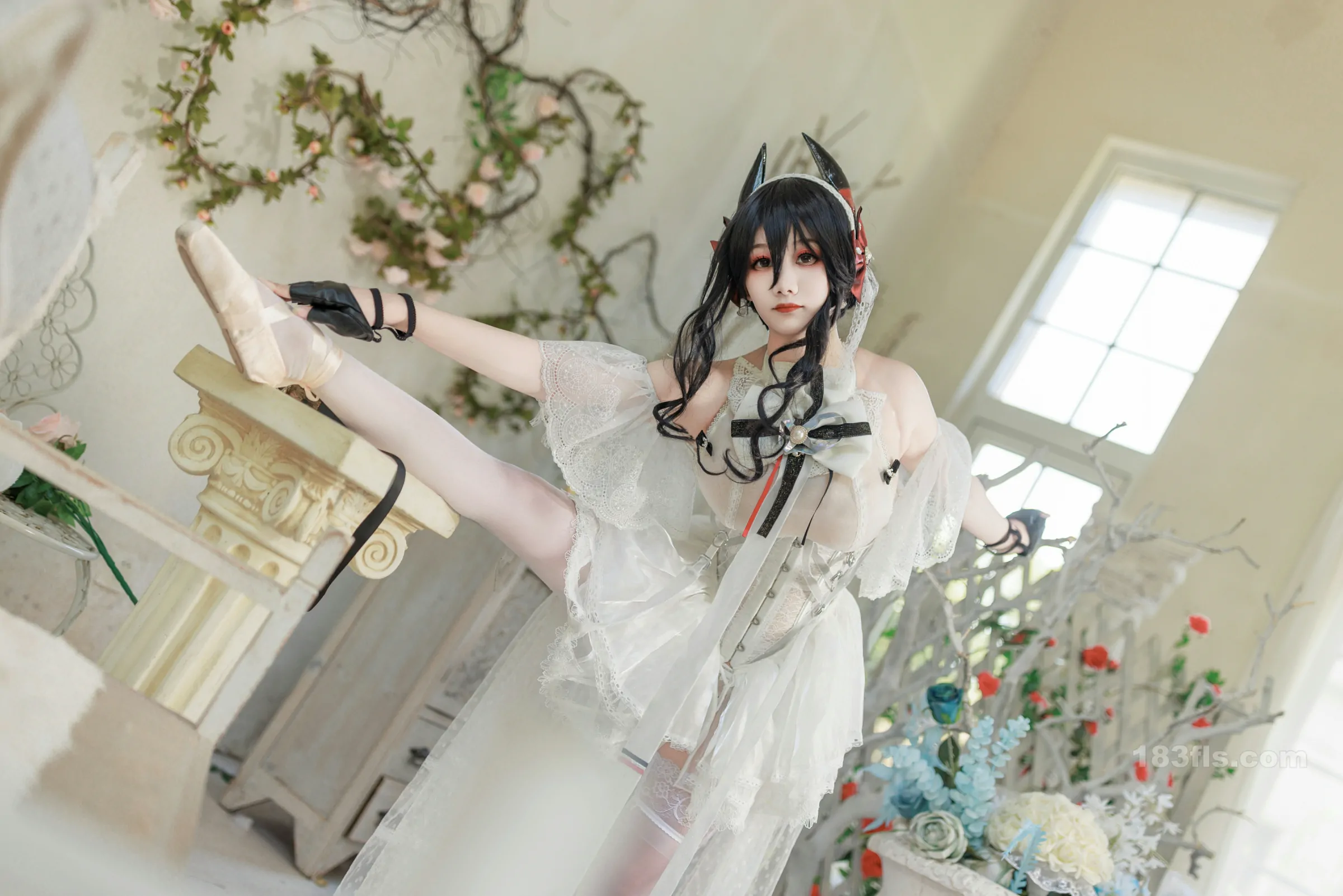 阿雪雪 - 明日方舟 伊内丝 芭蕾-第6张图片-宅男套图吧