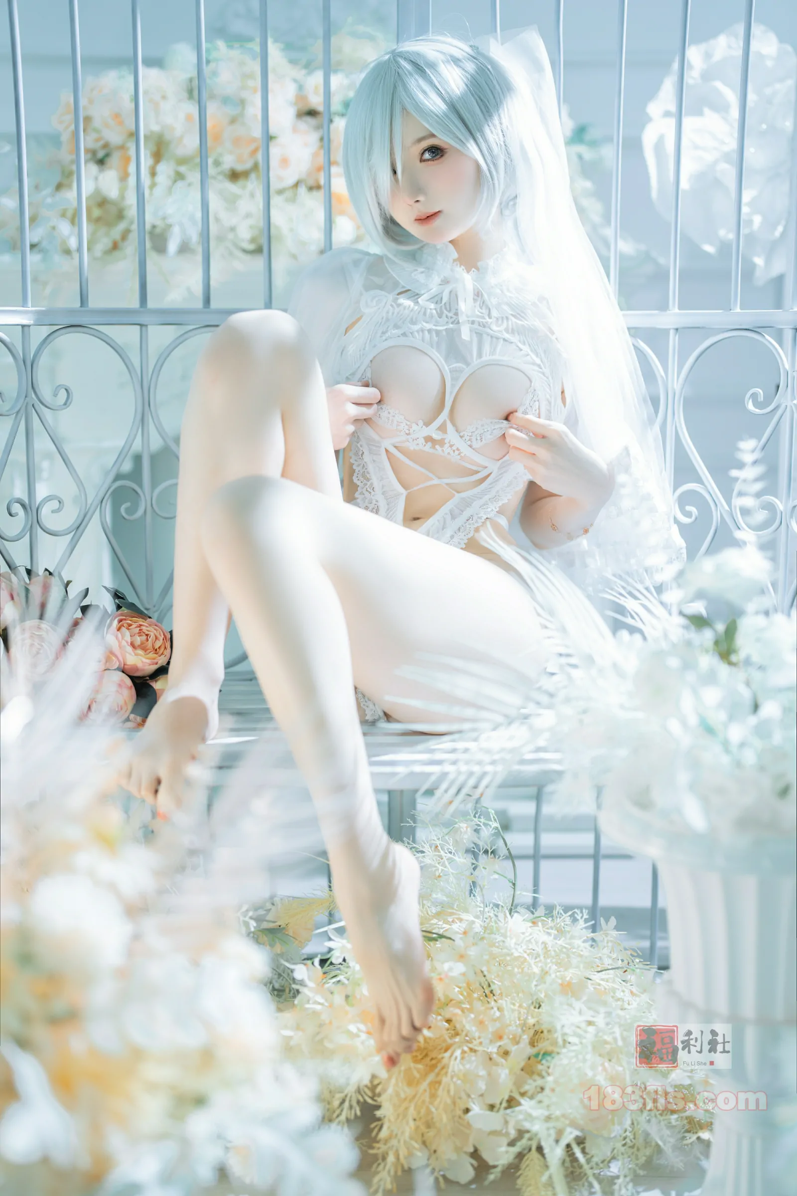 橙子喵酱 - 2B花嫁-第5张图片-宅男套图吧