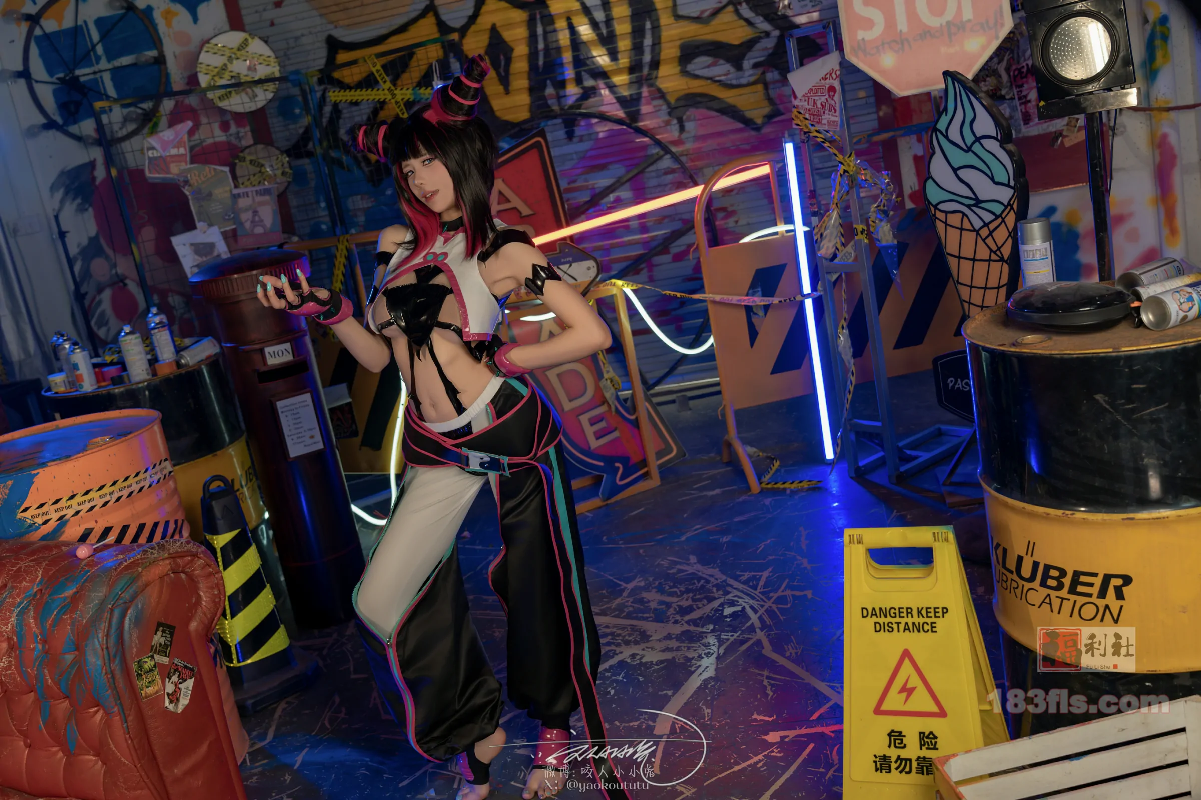 咬一口兔娘 05月作品『街霸-韩蛛俐』-第4张图片-宅男套图吧