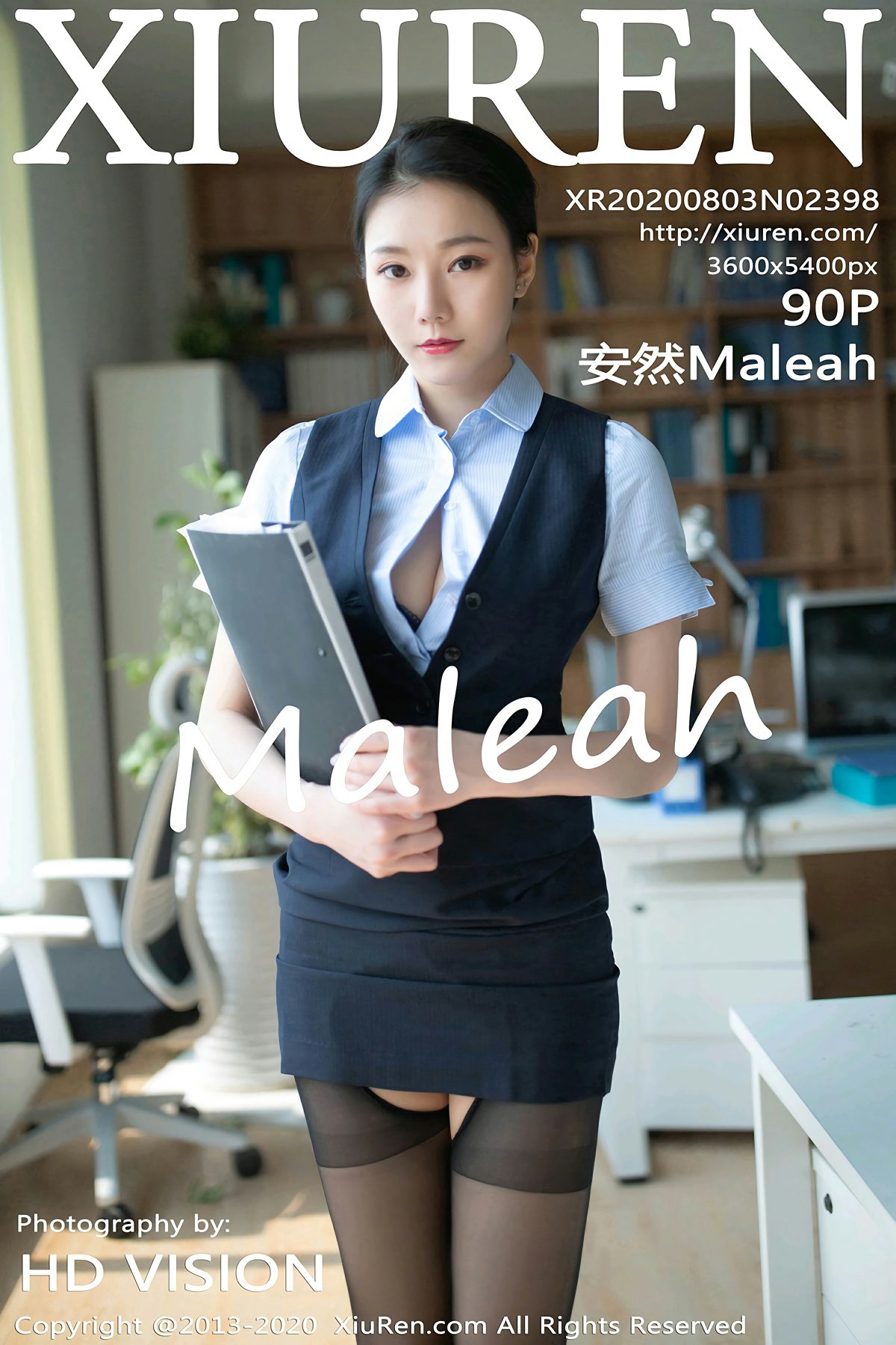 [XiuRen秀人网] 2020.08.03 No.2398 安然Maleah [90+1P]