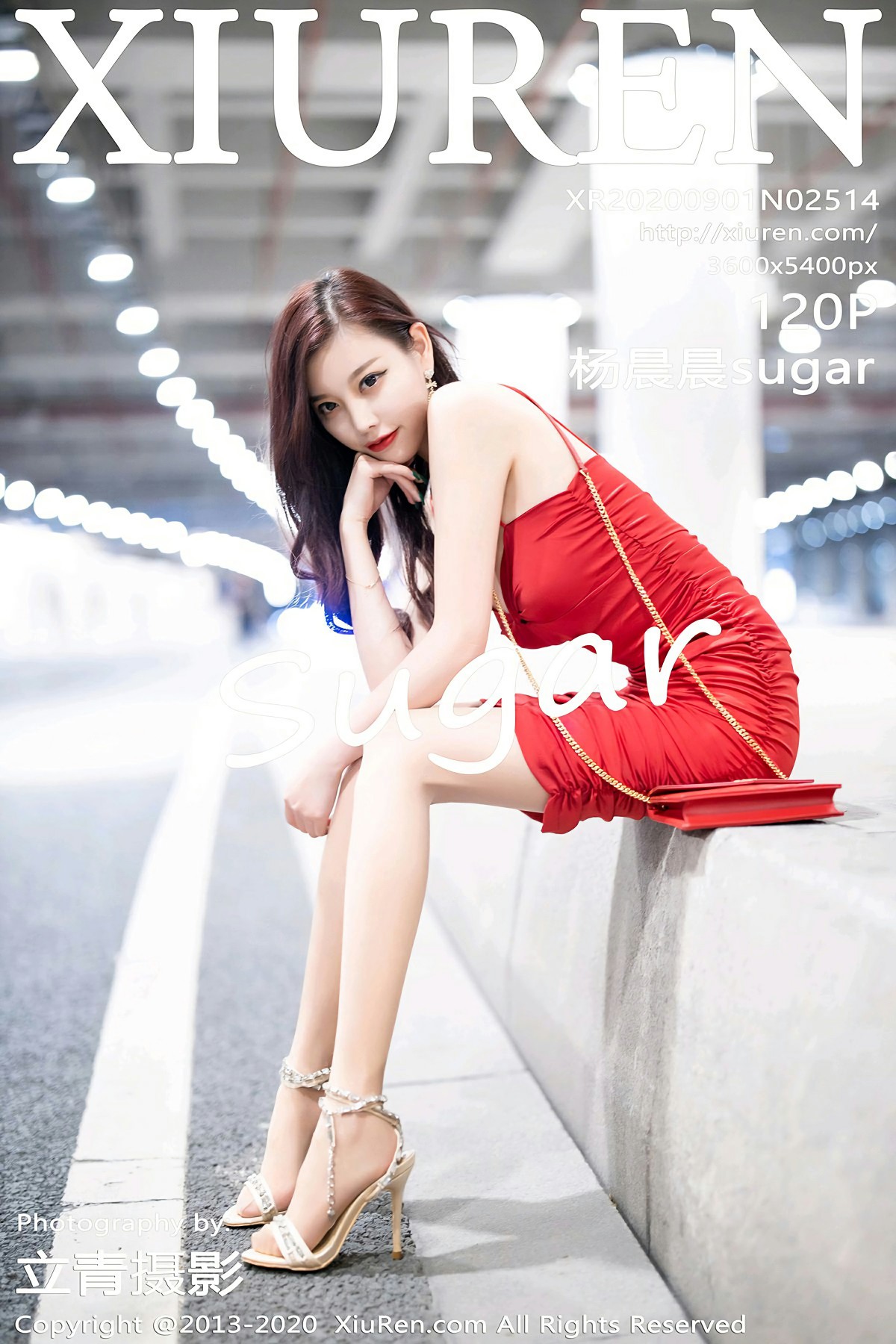 [XiuRen秀人网] 2020.09.01 No.2514 杨晨晨sugar 猩红吊裙 [120+1P]