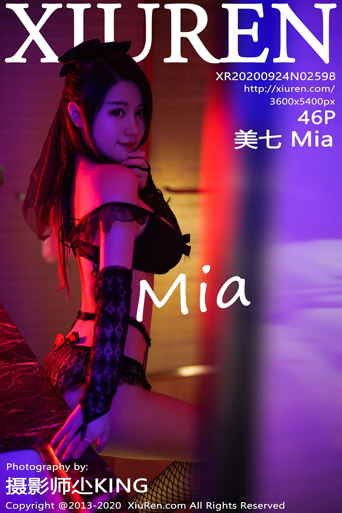 [XiuRen秀人网] 2020.09.24 No.2598 美七Mia [46+1P]