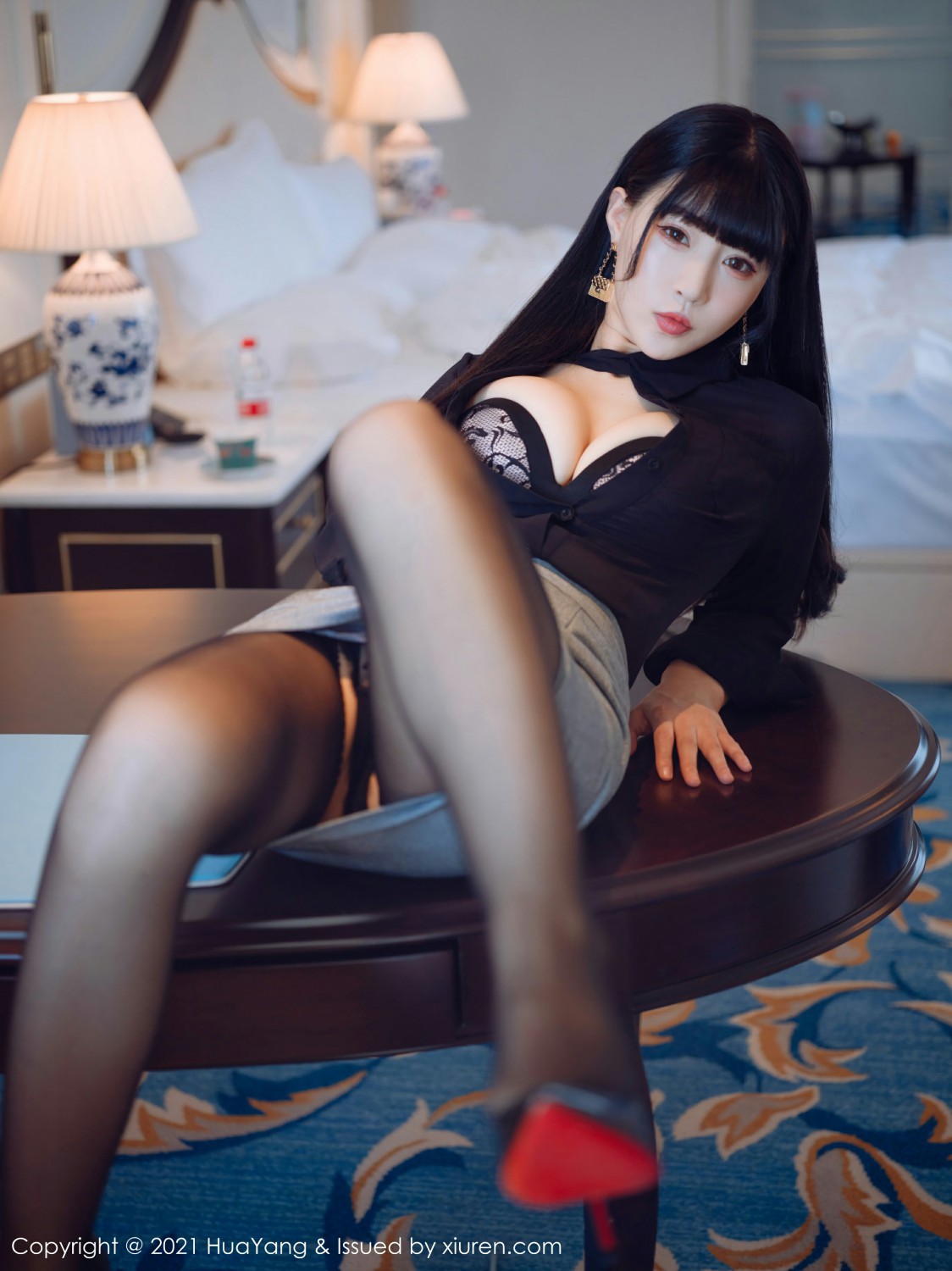 [HuaYang花漾写真] 2021.05.11 VOL.401 朱可儿Flower [51+1P]-第2张图片-宅男套图吧