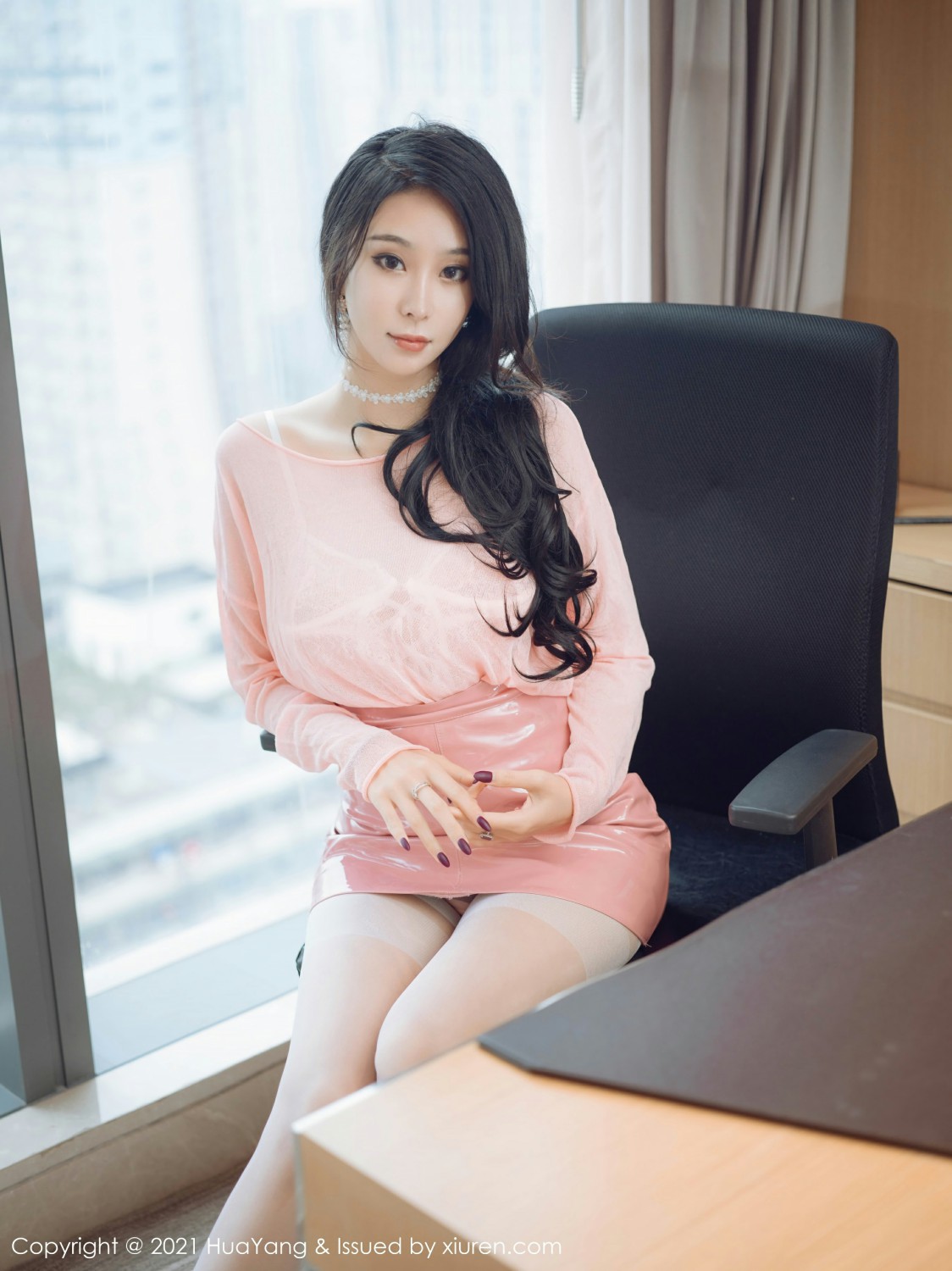 [HuaYang花漾写真] 2021.06.07 VOL.411 蓝夏Akasha [50+1P]-第4张图片-宅男套图吧
