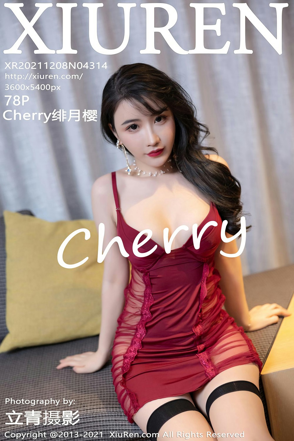 [XiuRen秀人网] 2021.12.08 No.4314 Cherry绯月樱 红色睡衣 [78+1P]
