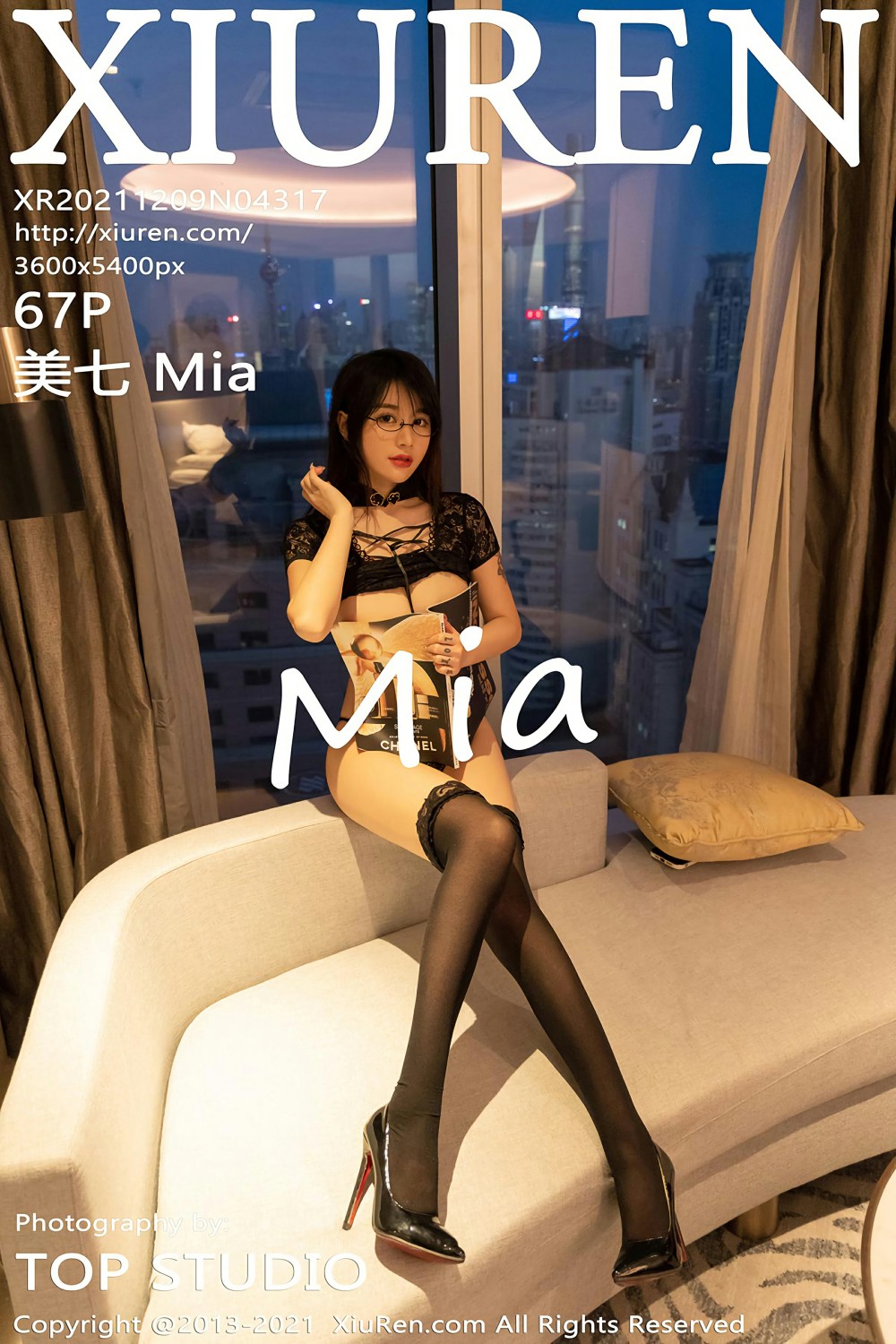 [XiuRen秀人网] 2021.12.09 No.4317 美七 Mia 蕾丝内衣 [67+1P]