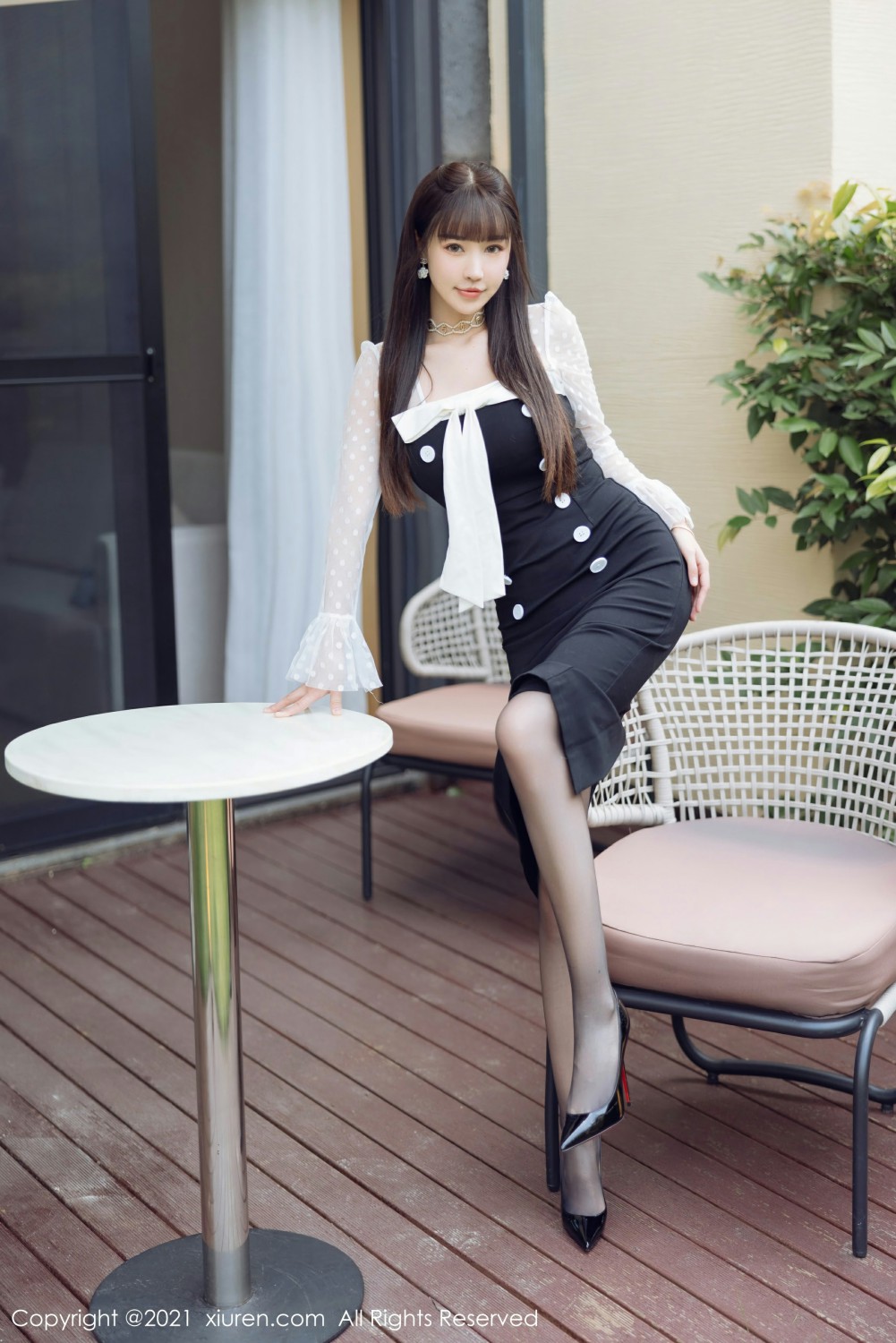 [HuaYang花漾写真] 2021.12.10 VOL.475 朱可儿Flora 斑点内衣 [51+1P]-第3张图片-宅男套图吧