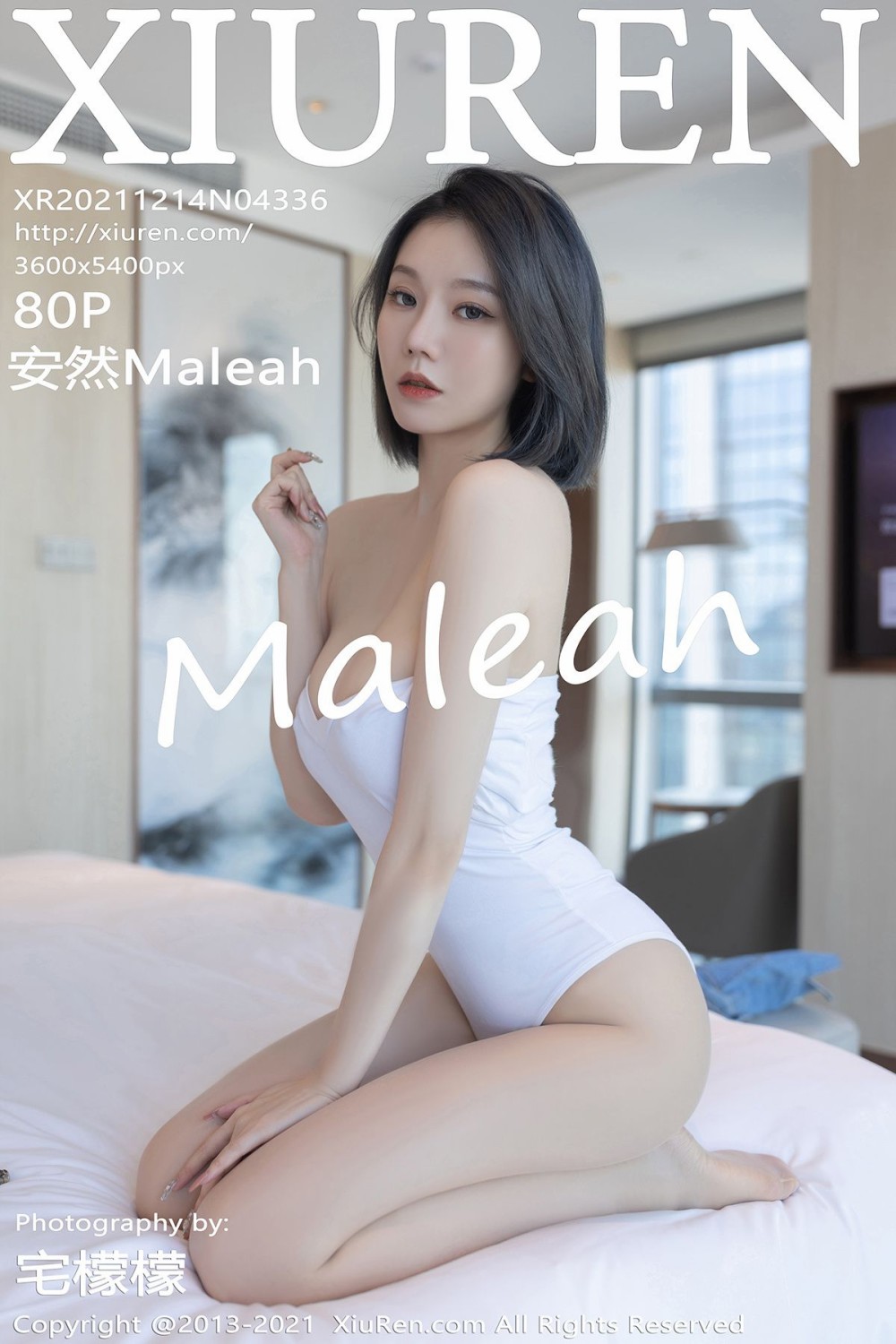 [XiuRen秀人网] 2021.12.14 No.4336 安然Maleah 超短牛仔裙 [80+1P]