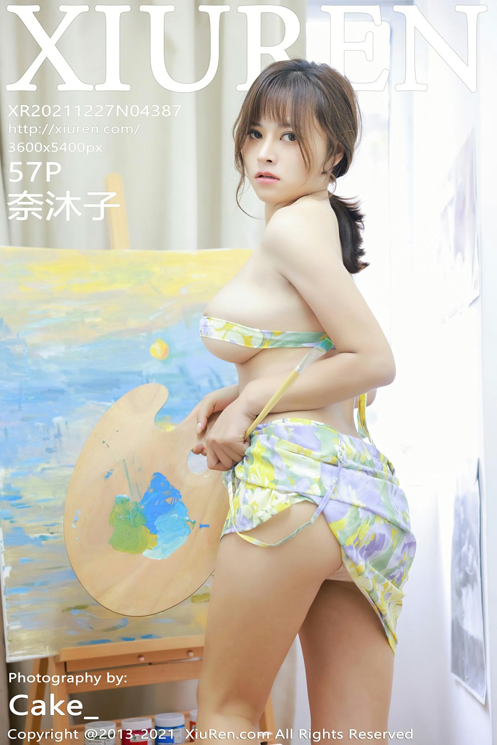 [XiuRen秀人网] 2021.12.27 No.4387 奈沐子 画家风采 [57+1P]
