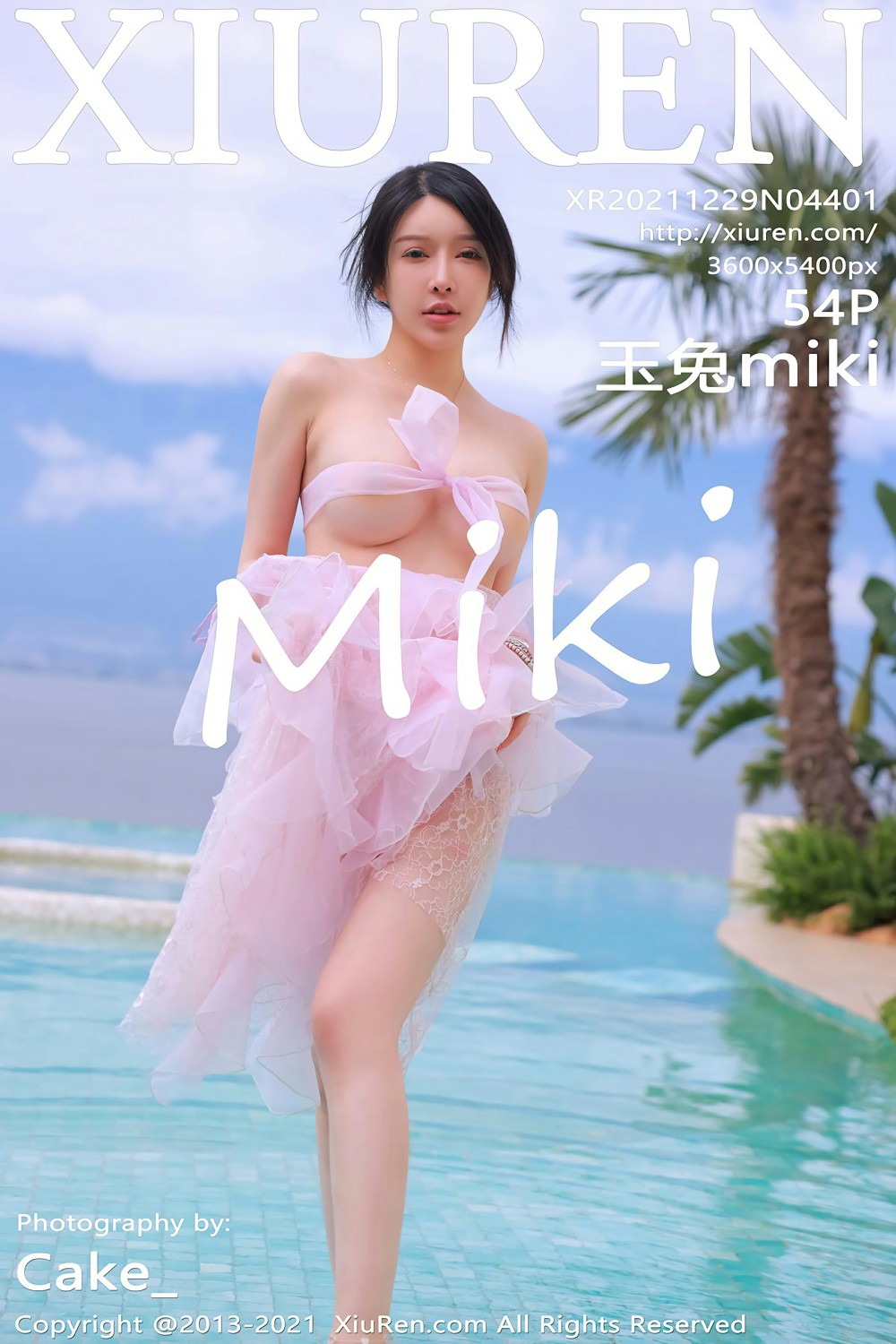 [XiuRen秀人网] 2021.12.29 No.4401 玉兔miki 透明长裙 [54+1P]
