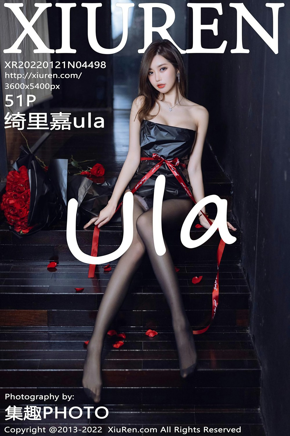 [XiuRen秀人网] 2022.01.21 No.4498 绮里嘉ula 诱人黑丝 [51+1P]