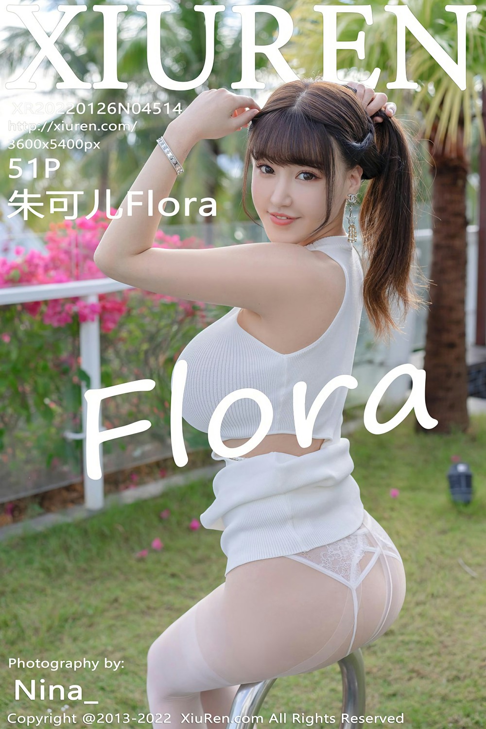 [XiuRen秀人网] 2022.01.26 No.4514 朱可儿Flora 白色丝袜 [51+1P]