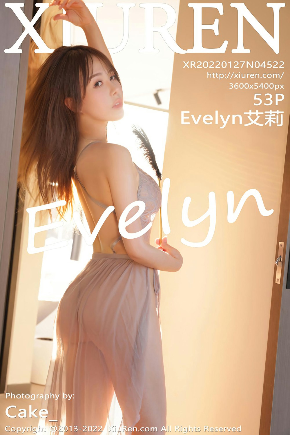 [XiuRen秀人网] 2022.01.27 No.4522 Evelyn艾莉 极致诱惑 [53+1P]