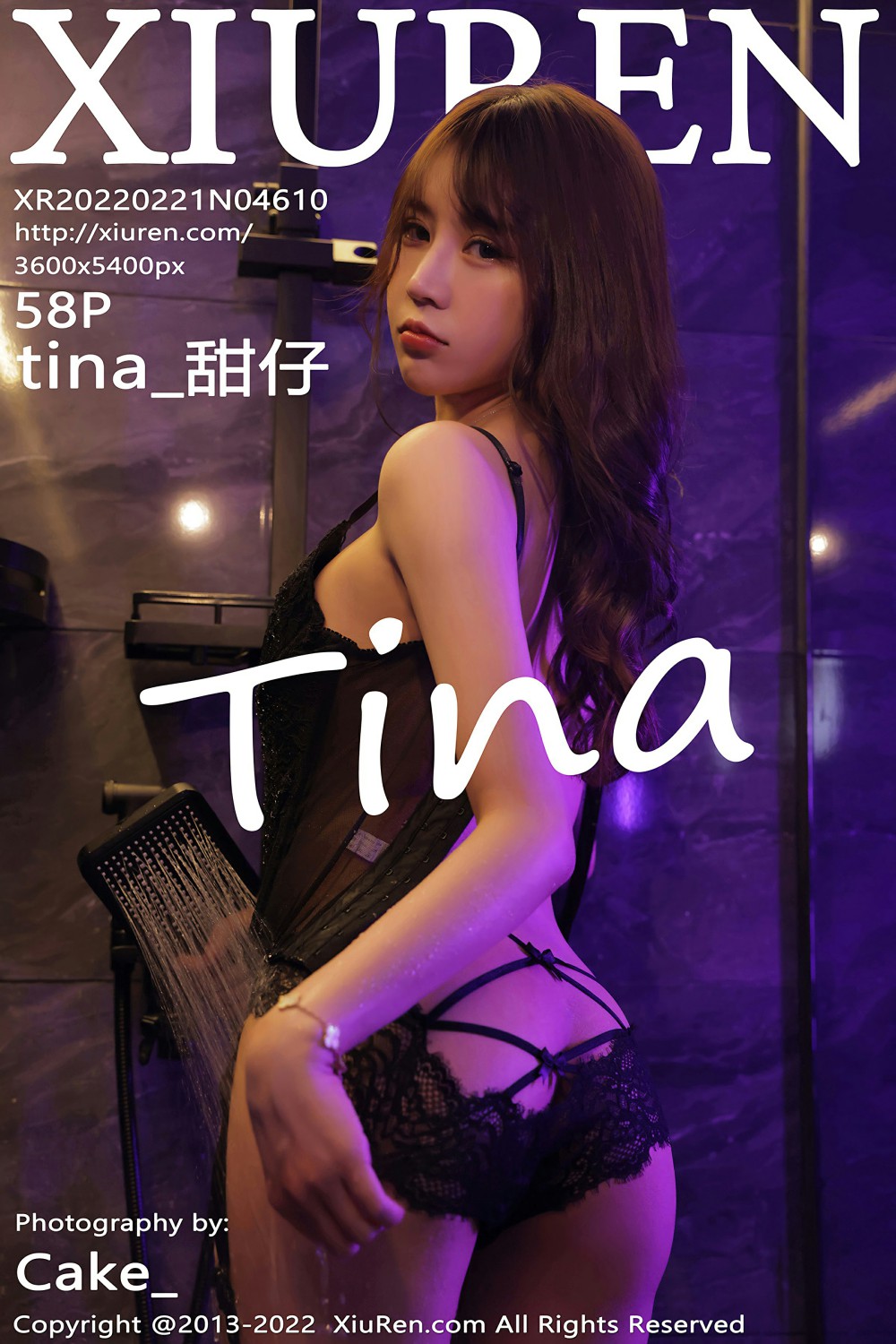 [XiuRen秀人网] 2022.02.21 No.4610 tina_甜仔 透明服饰 [58+1P]