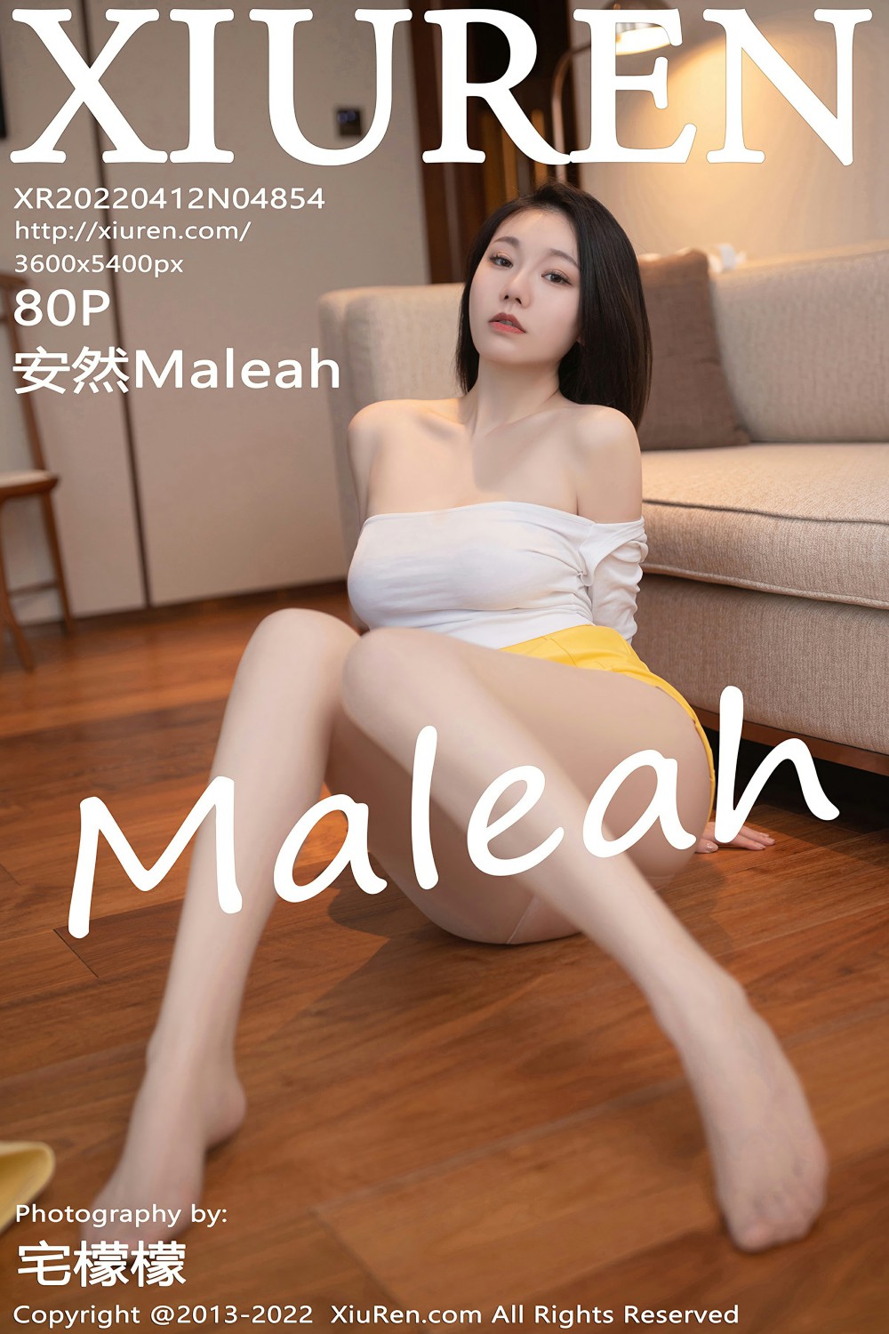 [XiuRen秀人网] 2022.04.12 No.4854 安然Maleah [80+1P]