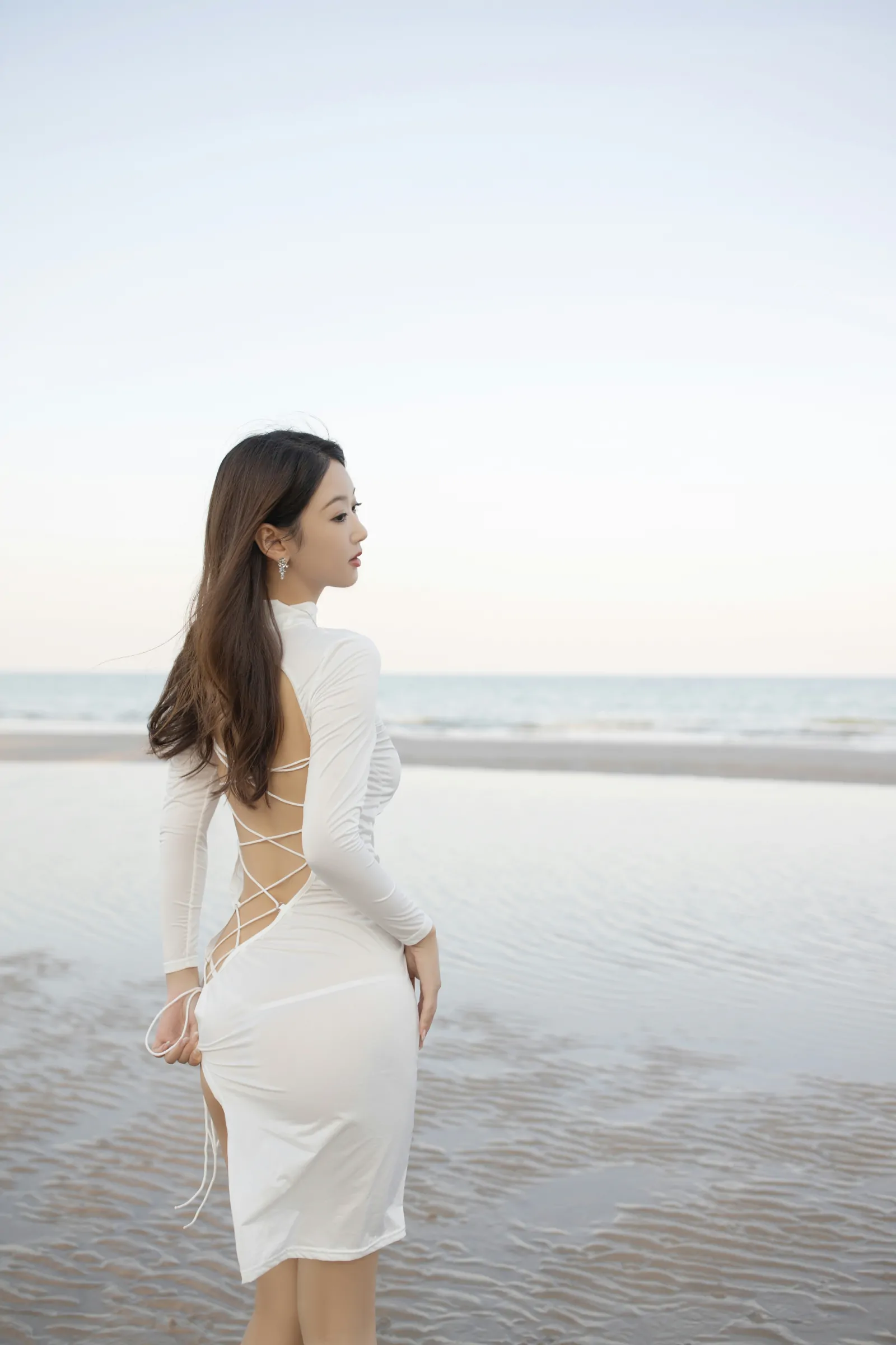 xiuren秀人网福利唐安琪大尺度内部私购性感白裙激凸-第3张图片-宅男套图吧