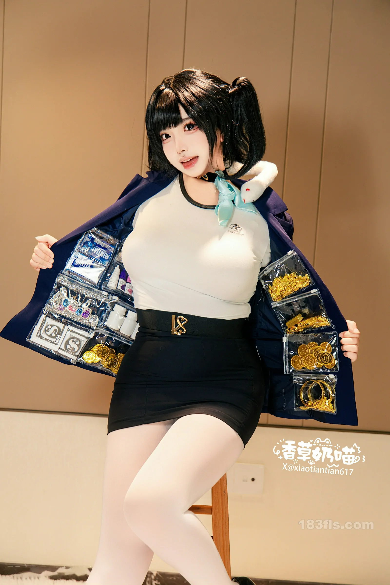 香草奶喵 Nikke胜利女神 - 索拉-第6张图片-宅男套图吧