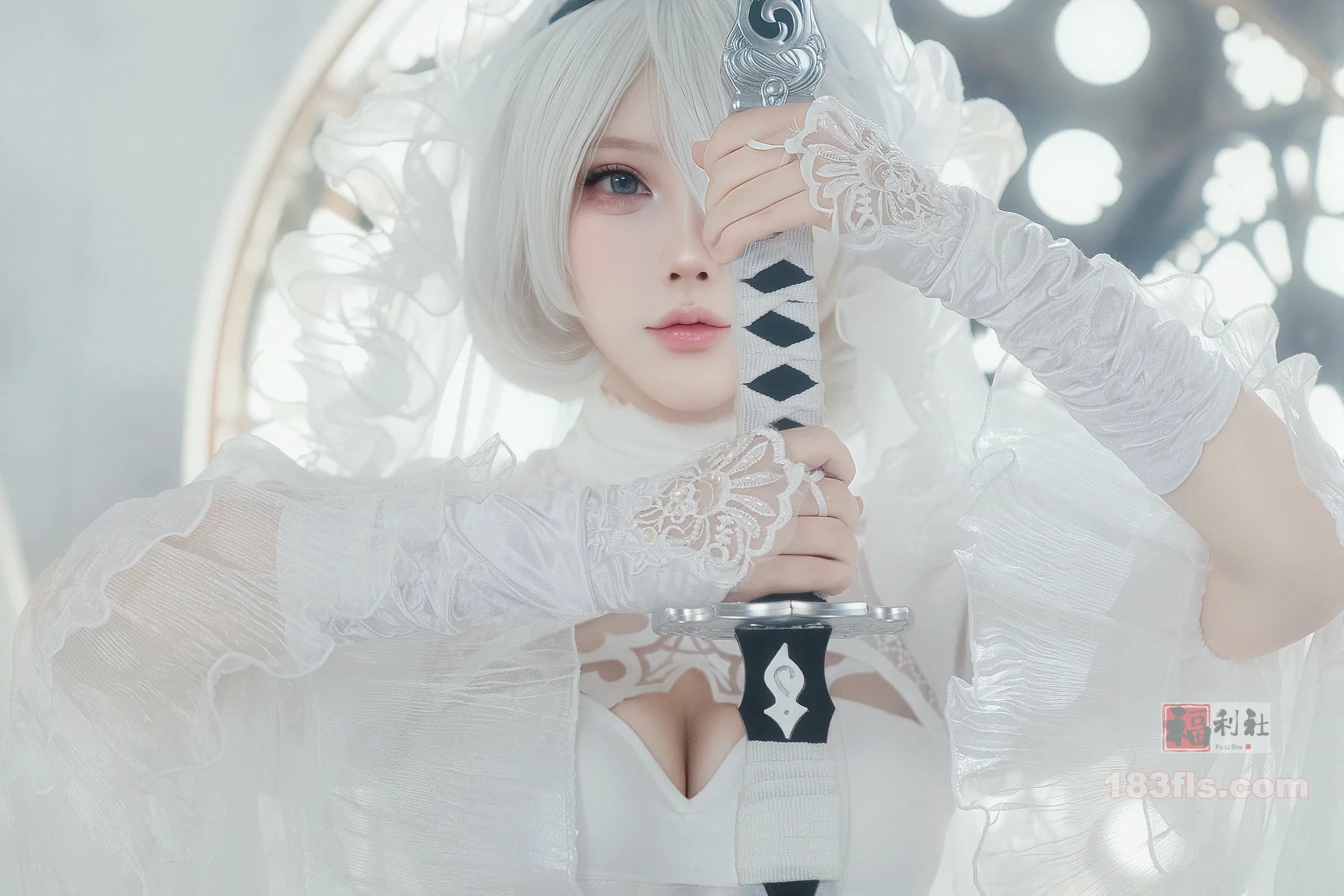 CatDemon喵崽 - 尼尔·机械纪元 2B 狂野新娘-第3张图片-宅男套图吧 CatDemon喵崽 - 尼尔·机械纪元 2B 狂野新娘-第3张图片-宅男套图吧
