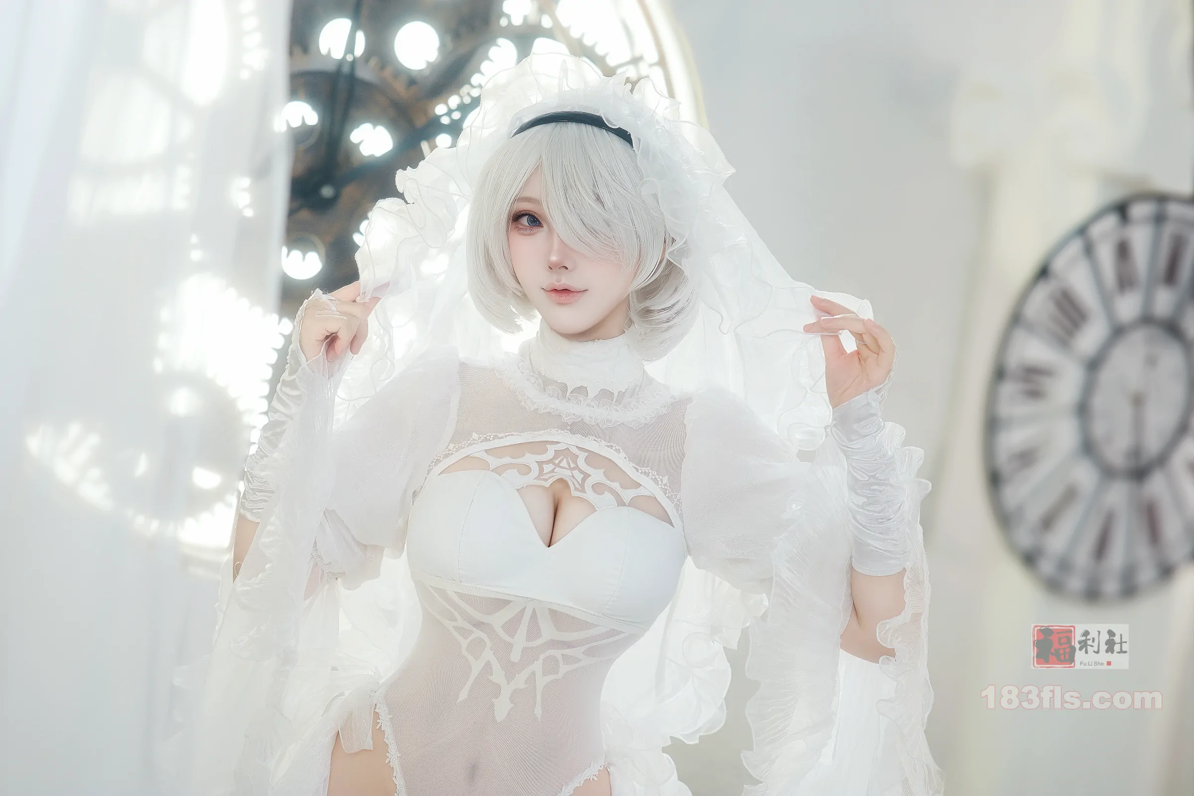 CatDemon喵崽 - 尼尔·机械纪元 2B 狂野新娘-第4张图片-宅男套图吧 CatDemon喵崽 - 尼尔·机械纪元 2B 狂野新娘-第4张图片-宅男套图吧