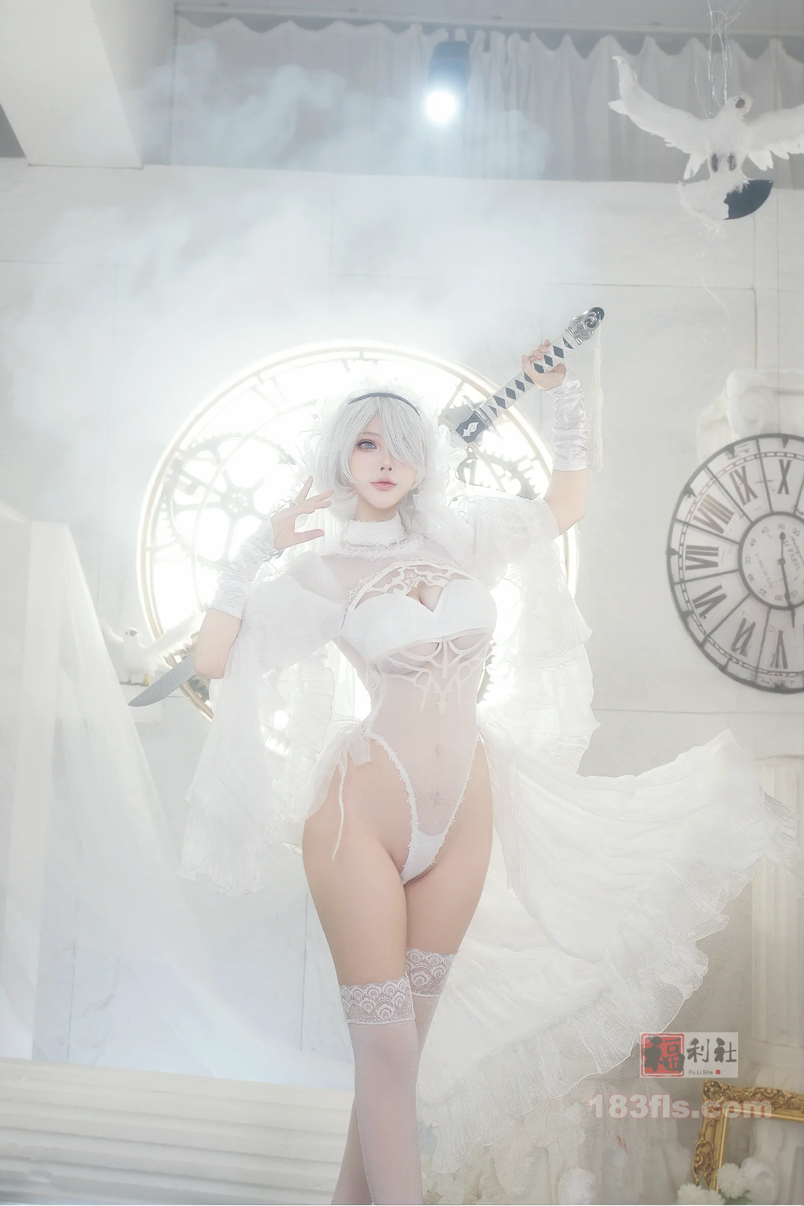 CatDemon喵崽 - 尼尔·机械纪元 2B 狂野新娘-第5张图片-宅男套图吧 CatDemon喵崽 - 尼尔·机械纪元 2B 狂野新娘-第5张图片-宅男套图吧